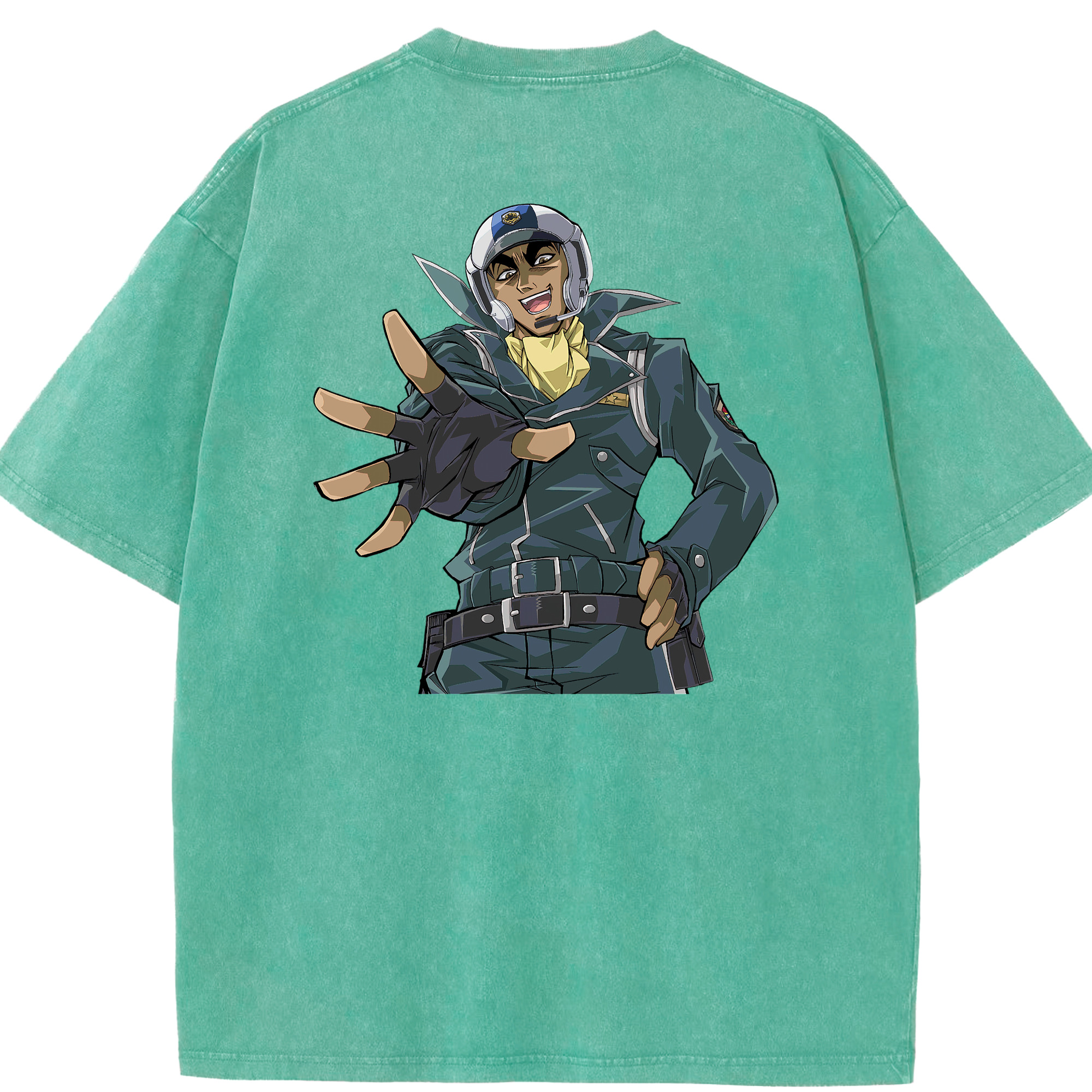 （画像用） 遊☆戯☆王 Yu-Gi-Oh! 綿100% ヴィンテージ風 半袖Tシャツ（背面プリント）